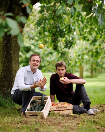 Willem Treep (l) en Drees Peter van den Bosch (r)